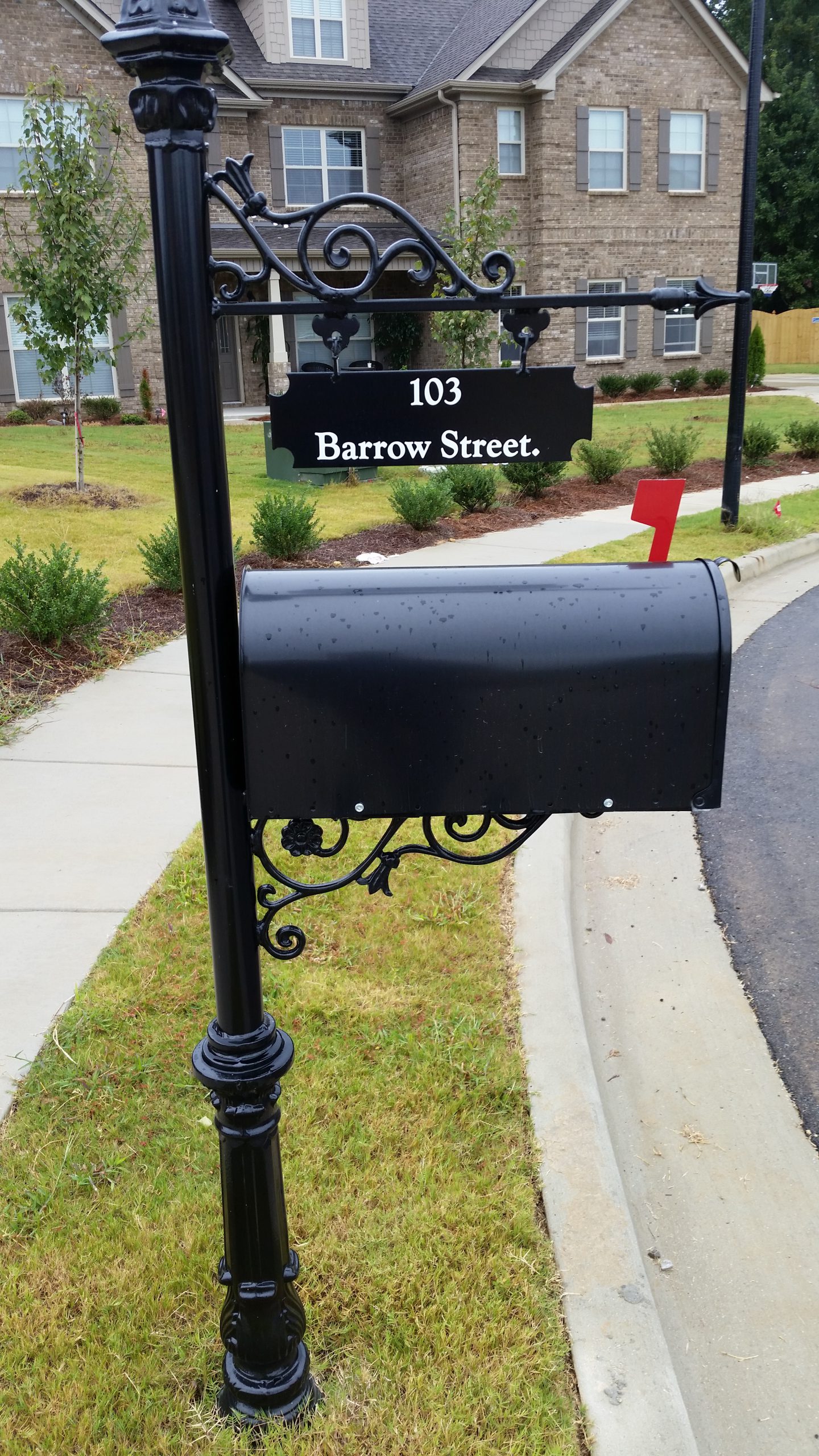 wrought iron mailboxes